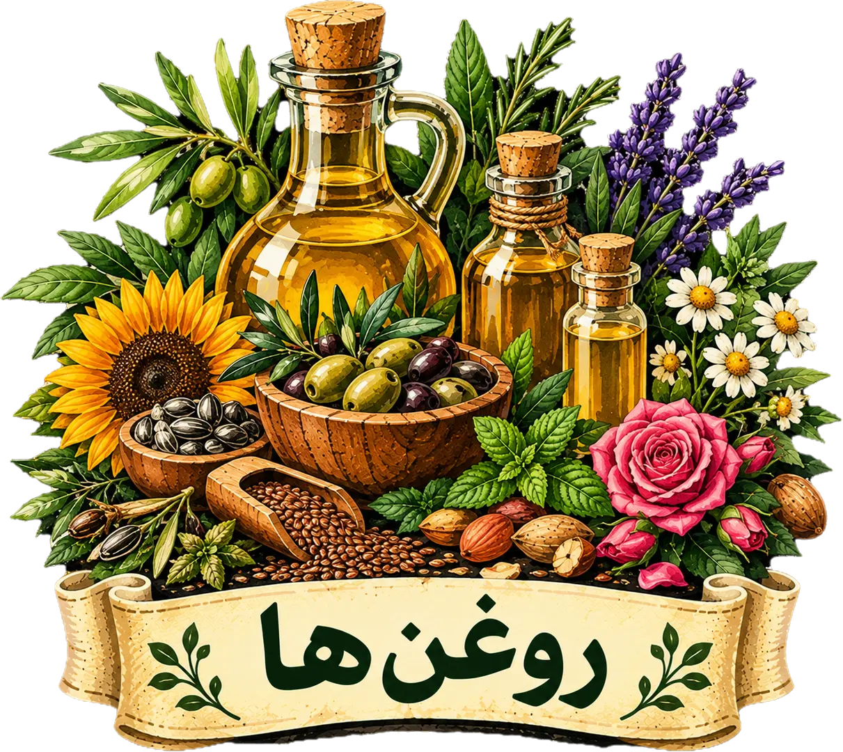 دسته بندی روغن